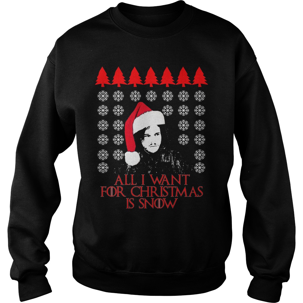 Want Christmas Snow Ugly Christmas Sweater