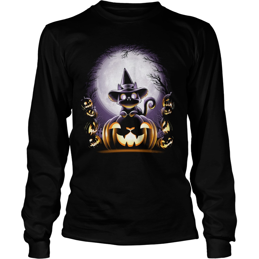 Witch Cat Night Longsleeve
