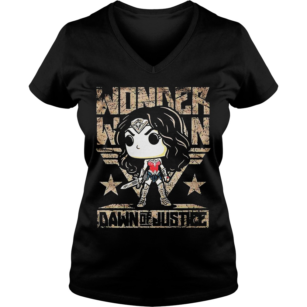 Wonder Woman Dawn Justice V Neck