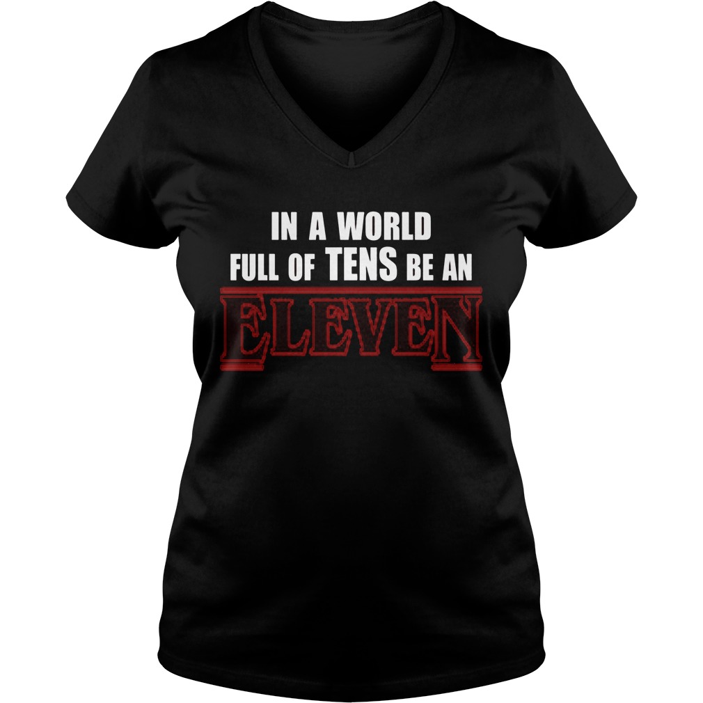 World Full Tens Eleven Girl V Neck