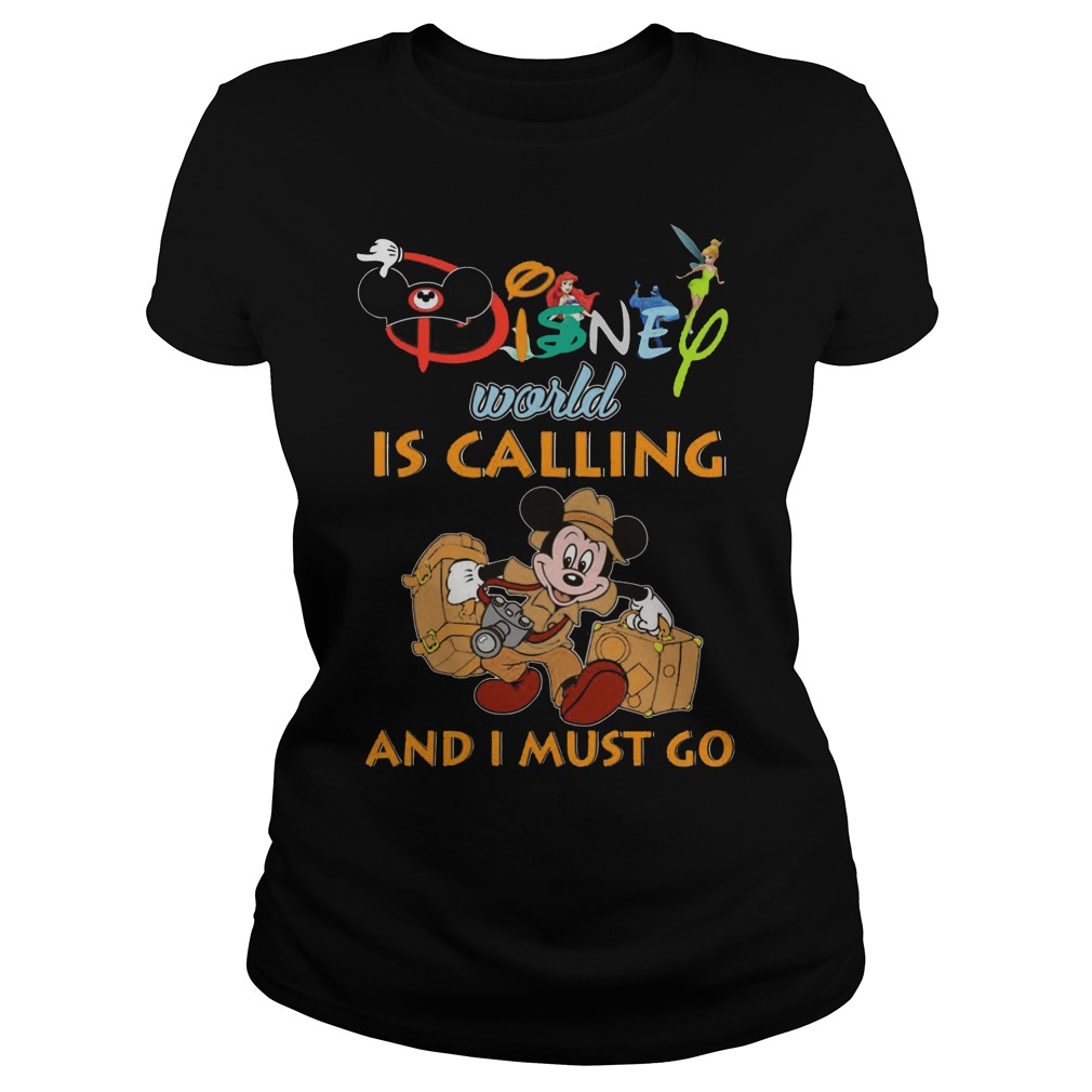 World Is Calling And I Must Go Ladies Tee