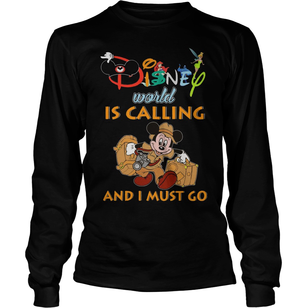 World Is Calling And I Must Go Unisex Longsleeve Tee