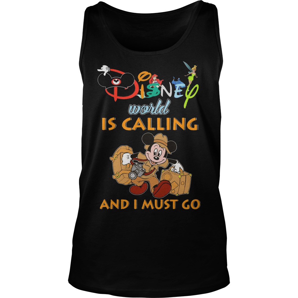 World Is Calling And I Must Go Unisex Tank Top