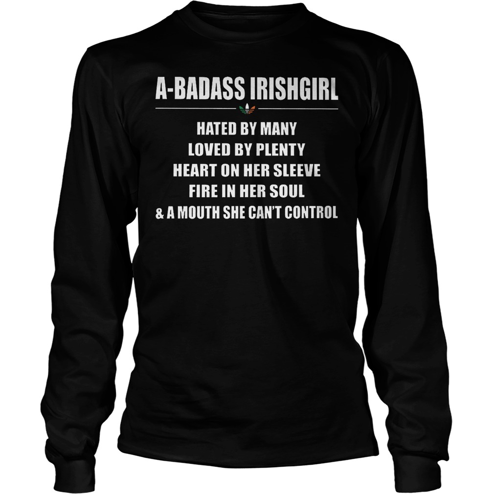 Abadass Irishgirl Unisex Longsleeve Tee