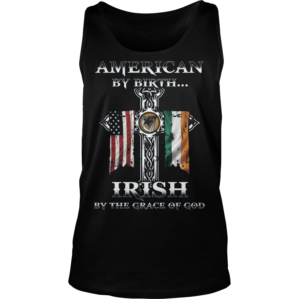 American Birth Irish Grace God Unisex Tank Top