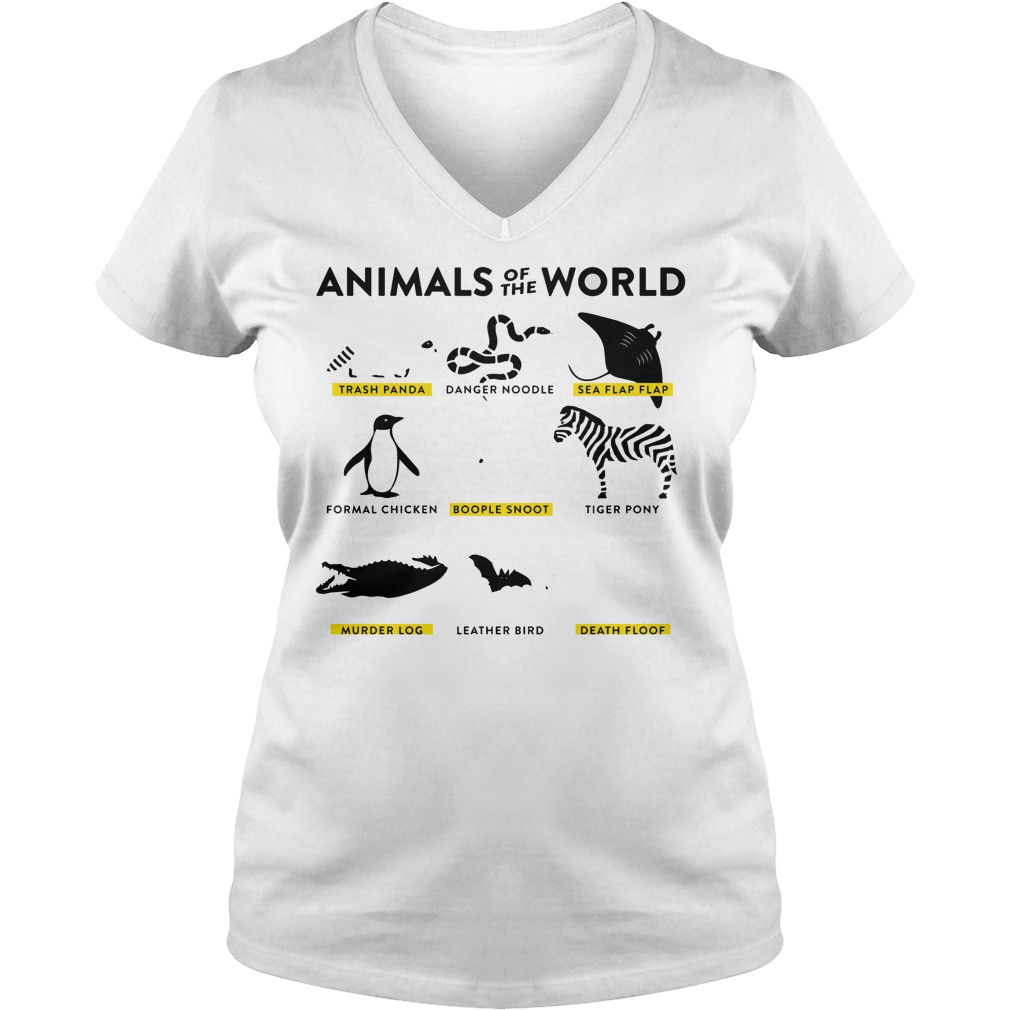 Animals Of The World Shirt - Kutee Boutique