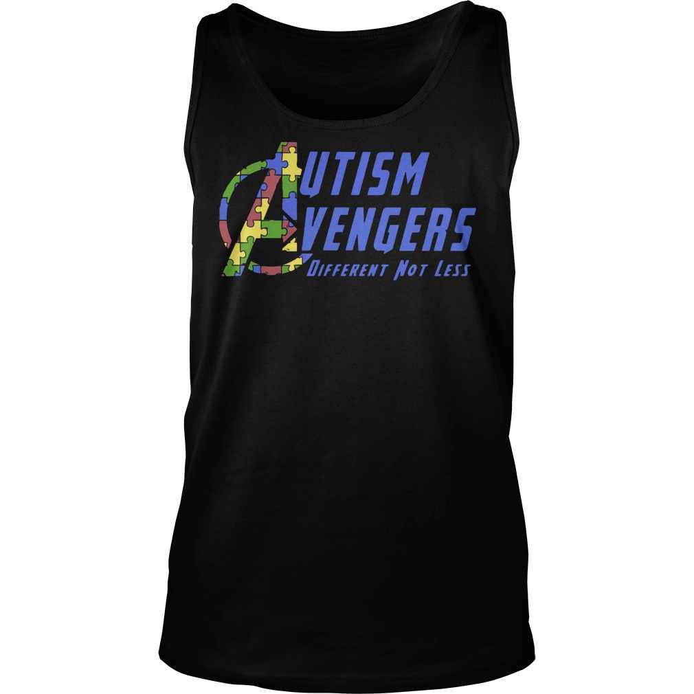 Autism Vengers Different Not Less Tank Top