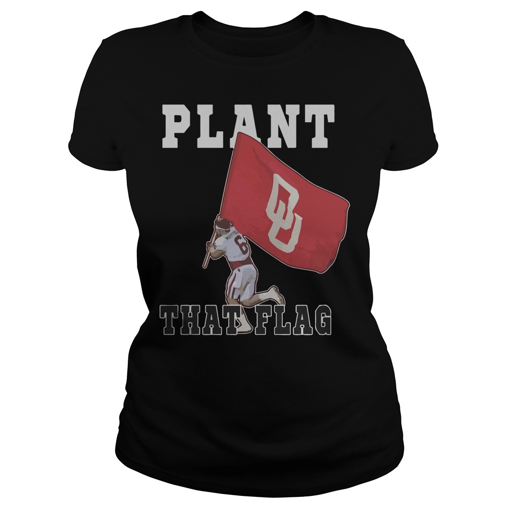 Baker Mayfield Plant Flag Ladies