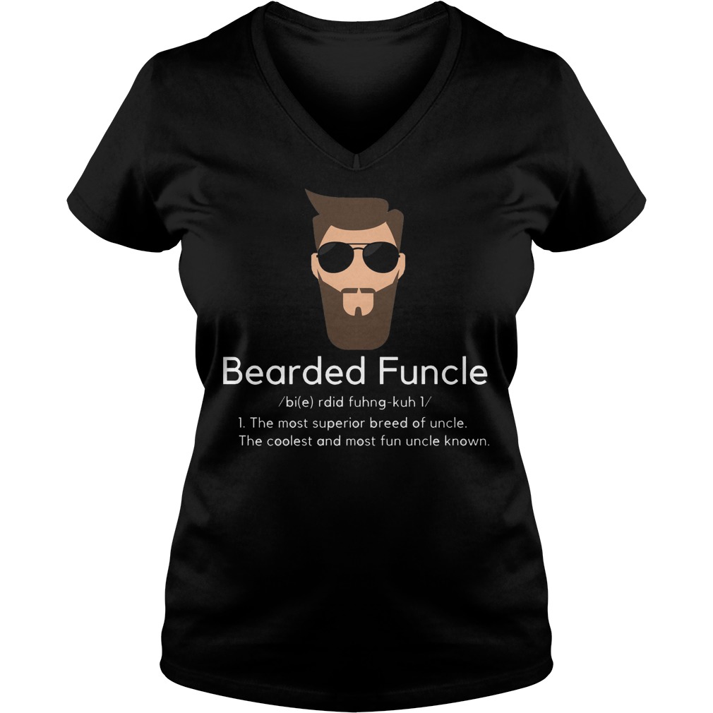 Bearded Funcle Definition V Neck