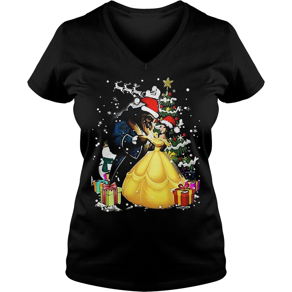 Beauty Beast Ladies V Neck