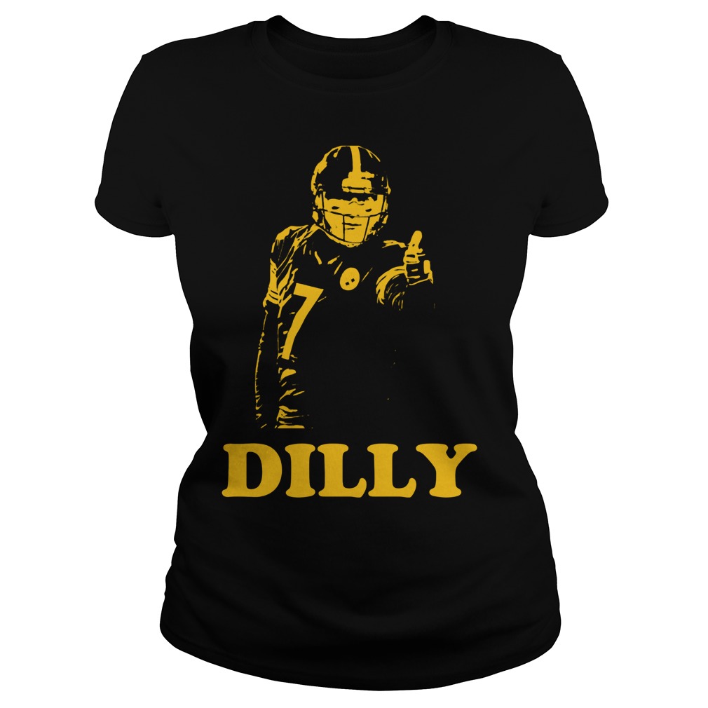 Ben Roethlisberger Dilly Dilly Silhouette Pittsburgh Football Ladies Tee