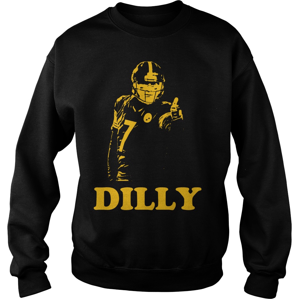 Ben Roethlisberger Dilly Dilly Silhouette Pittsburgh Football Sweat Shirt
