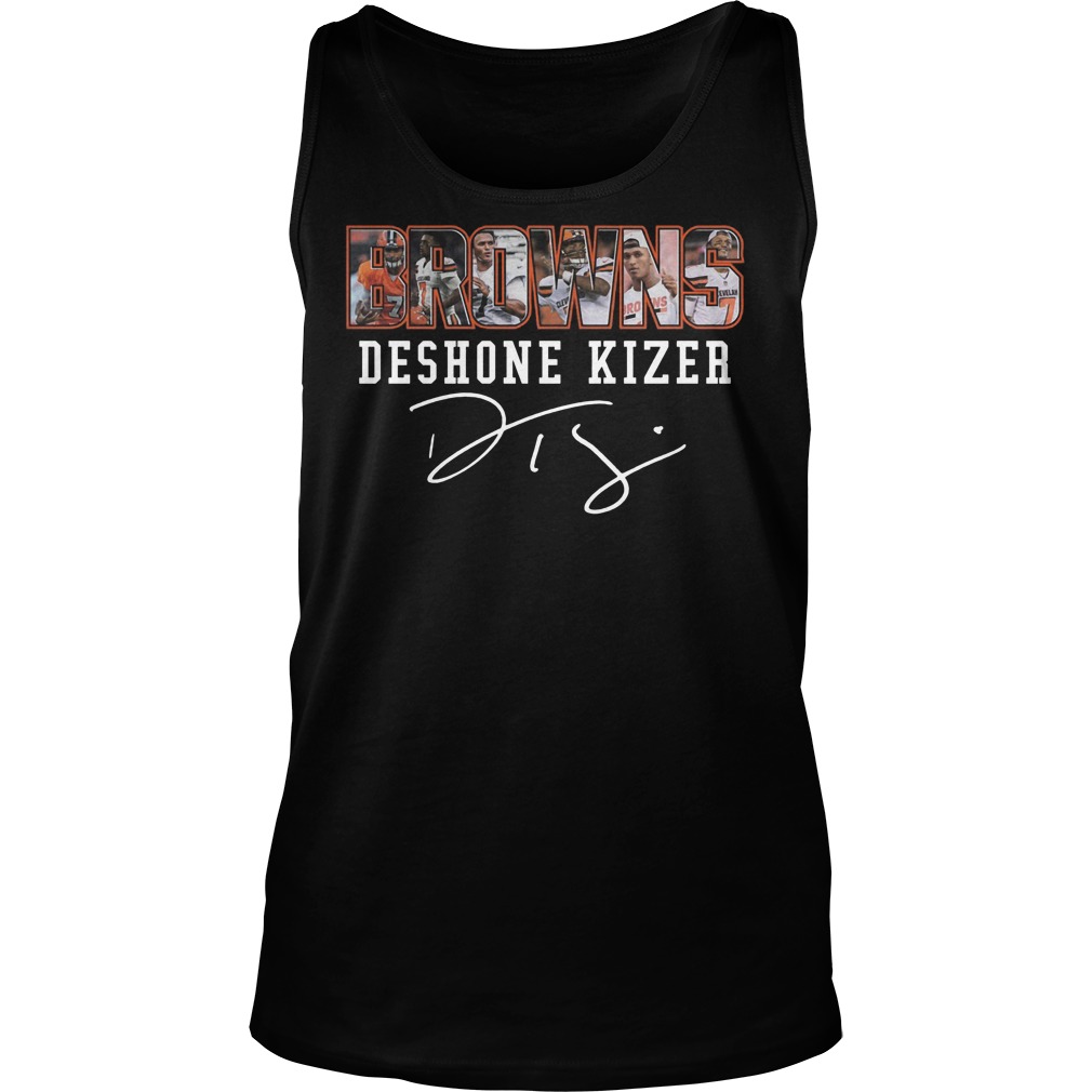 Browns Deshone Kizer Signed Unisex Tank Top