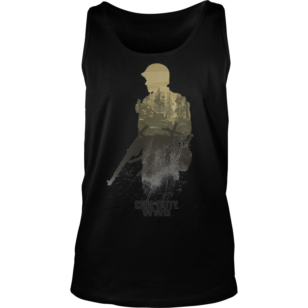 Call Duty Wwii Forest Front Line Tank Top
