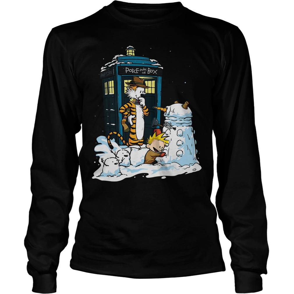 Calvin Hobbes Doctor Unisex Longsleeve Tee