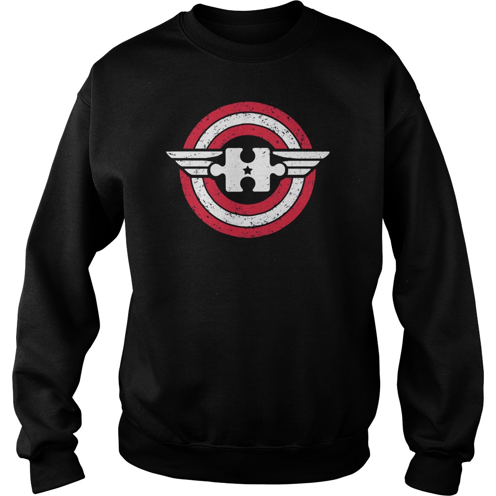 Captain Autism Awareness Sweater