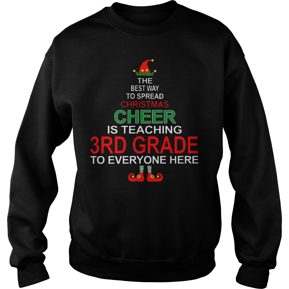 Christmas Cheer Teaching 3rd Grade Sweater