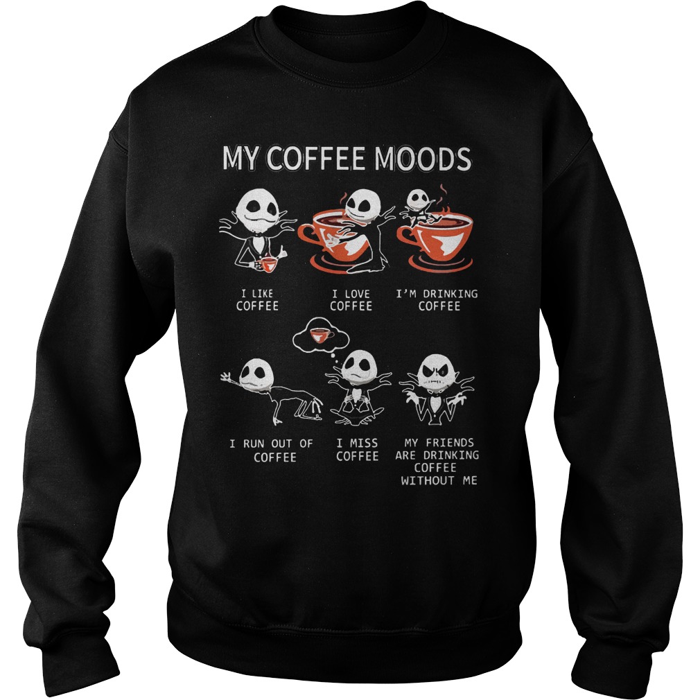 Coffee Moods Jack Skeleton Sweat Shirt