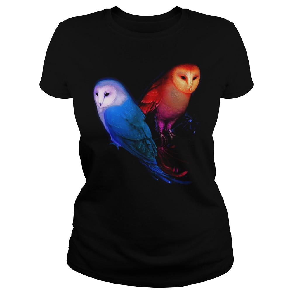 Couple Owl Ladies Tee