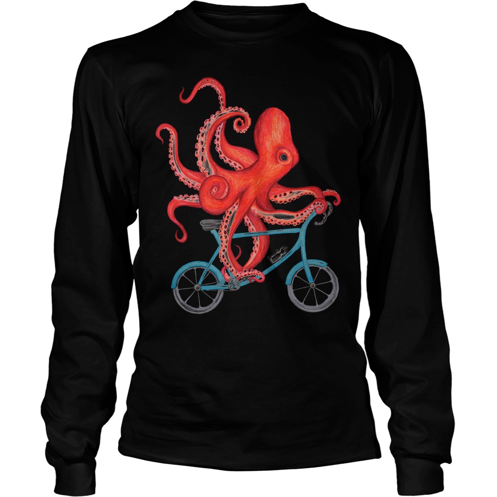 Cycling Octopus Longsleeve Tee