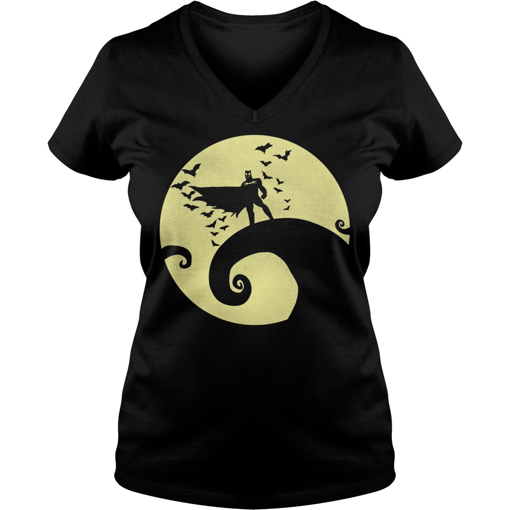 Dark Knightmare Christmas Ladies V Neck