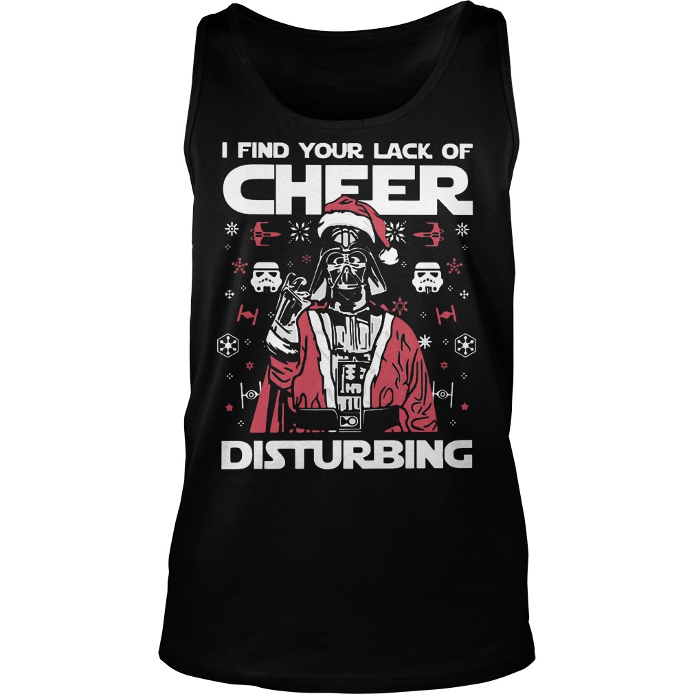Darth Vader Mashup Santai Find Lack Cheer Disturbing Tanktop