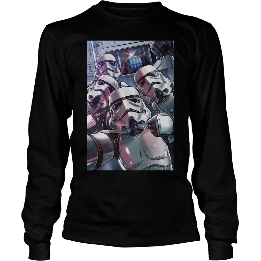 Darth Vader Stormtrooper Selfie Longsleeve