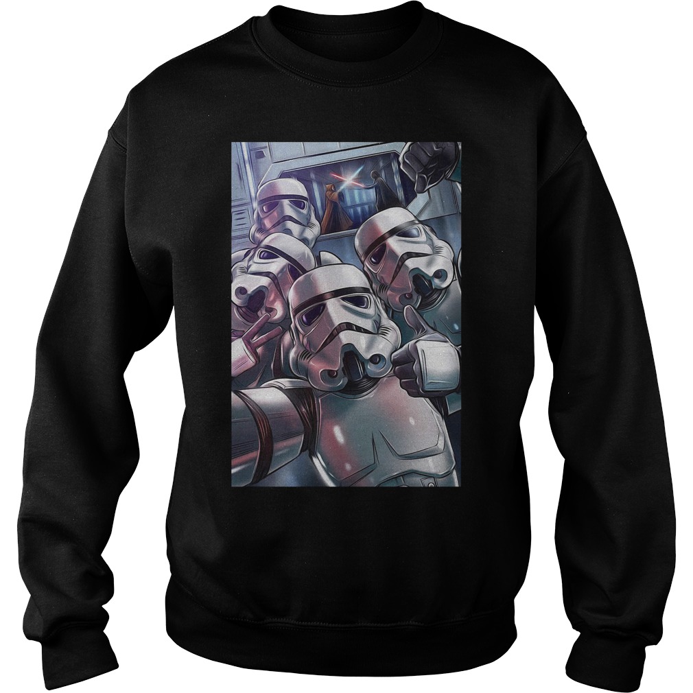 Darth Vader Stormtrooper Selfie Sweatshirt