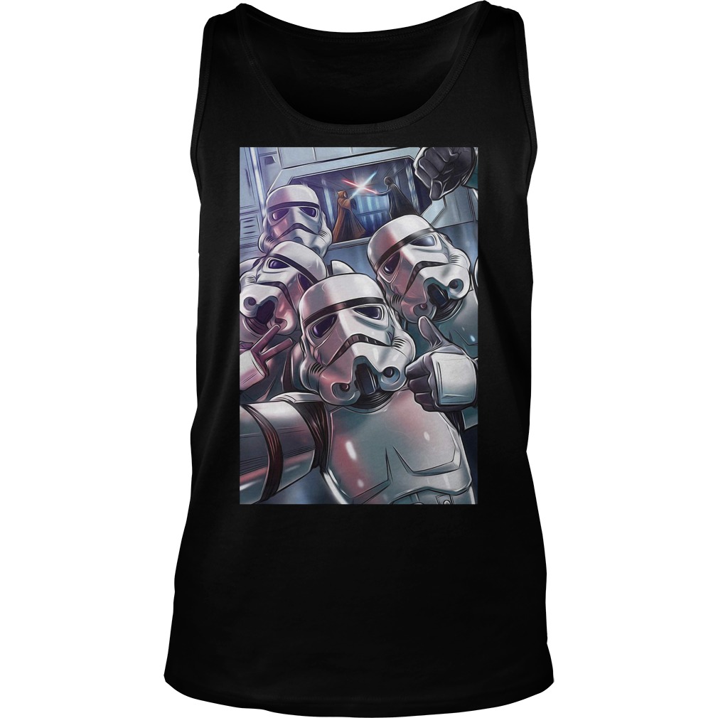 Darth Vader Stormtrooper Selfie Tanktop