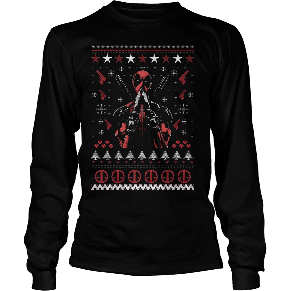 Deadpool Christmas Gifts Enjoy Xmas Unisex Longsleeve Tee