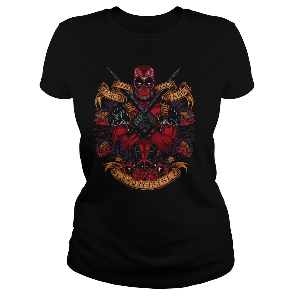 Deadpool Day Dead Shoryuken Ladies Tee