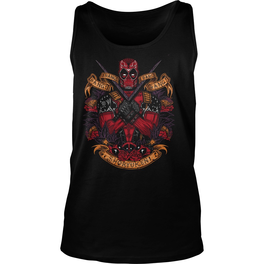 Deadpool Day Dead Shoryuken Tank Top