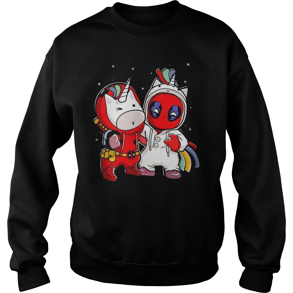 Deadpool Swap Unicorn Sweat Shirt