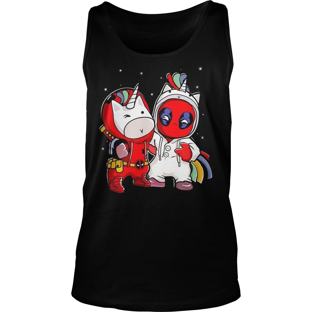 Deadpool Swap Unicorn Unisex Tank Top