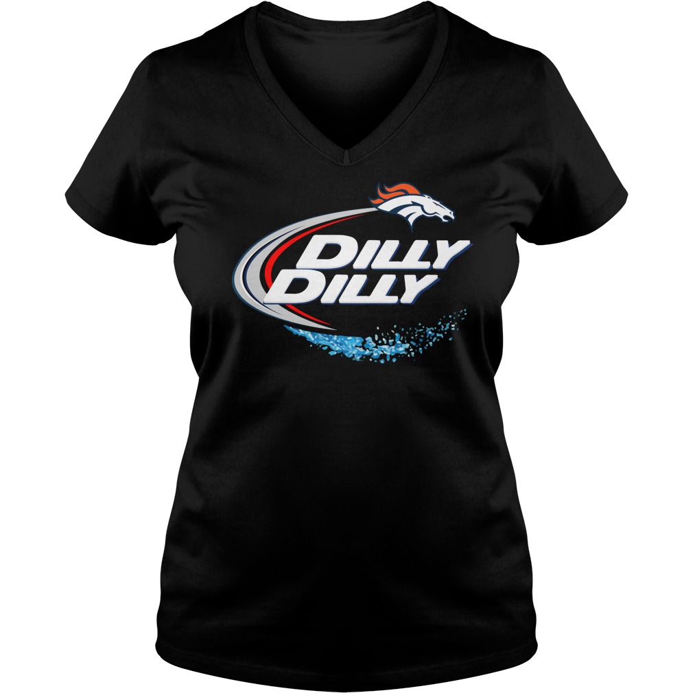 Denver Broncos Dilly Dilly V Neck