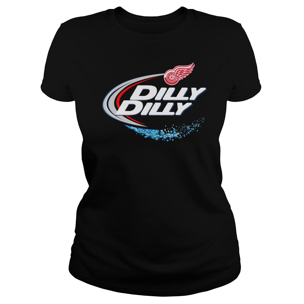 Detroit Red Wings Dilly Dilly Ladies Tee
