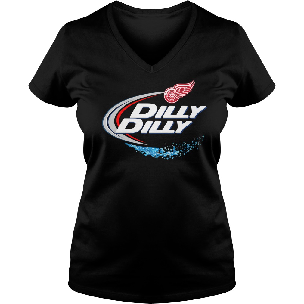 Detroit Red Wings Dilly Dilly V Neck