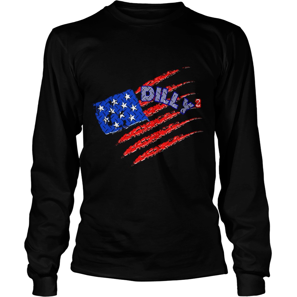 Dilly America Flag Longsleeve Tee