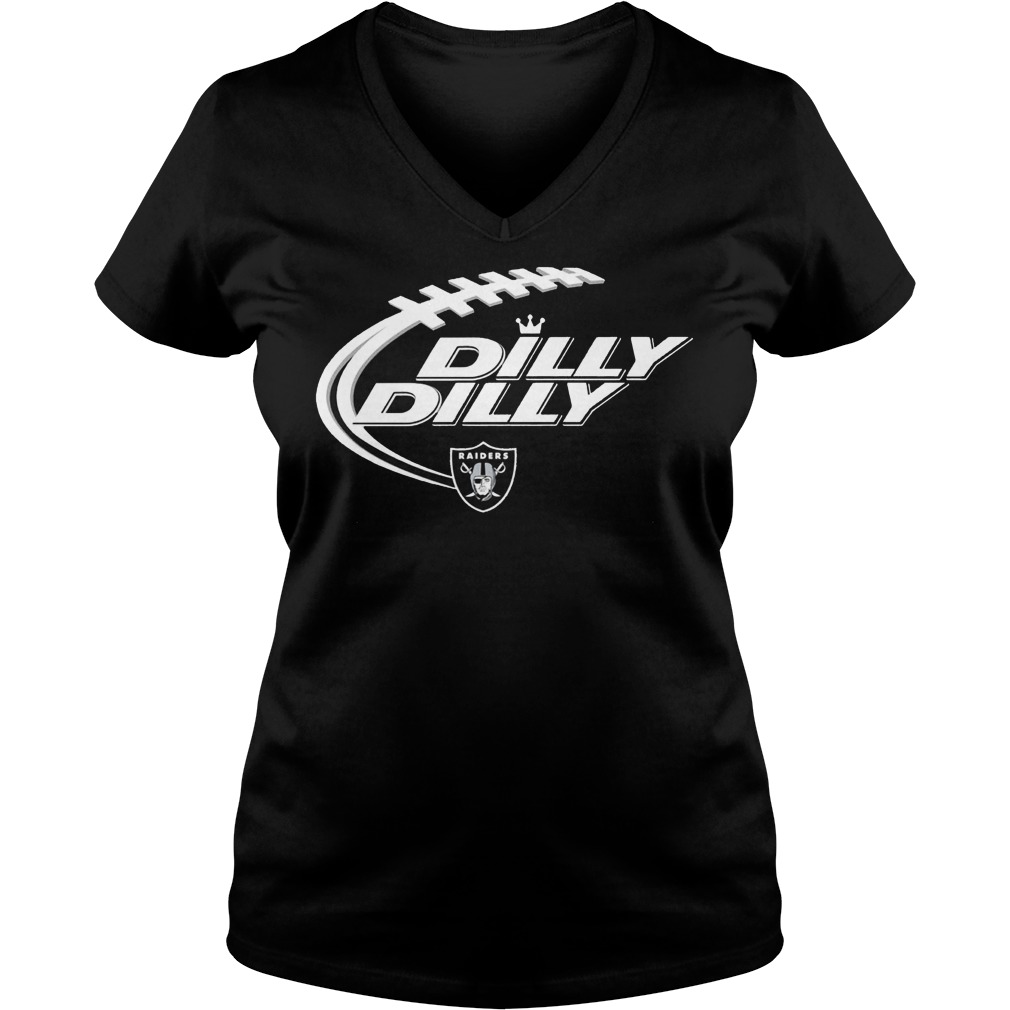 Dilly Dilly Oakland Raiders Vneck