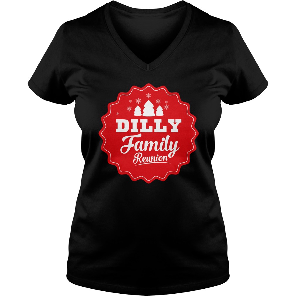 Dilly Family Reunion Ladies V Neck