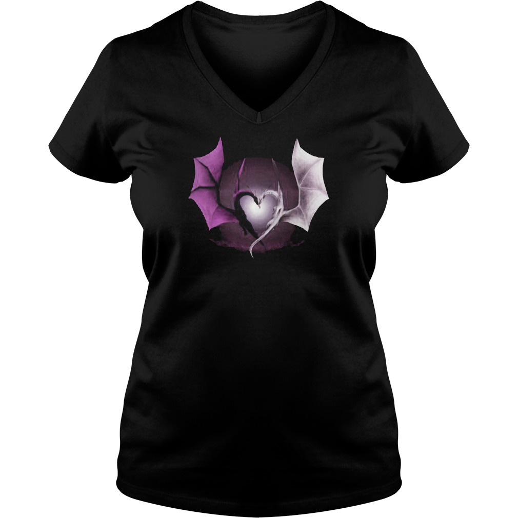 Dragon Heart Ladies V Neck