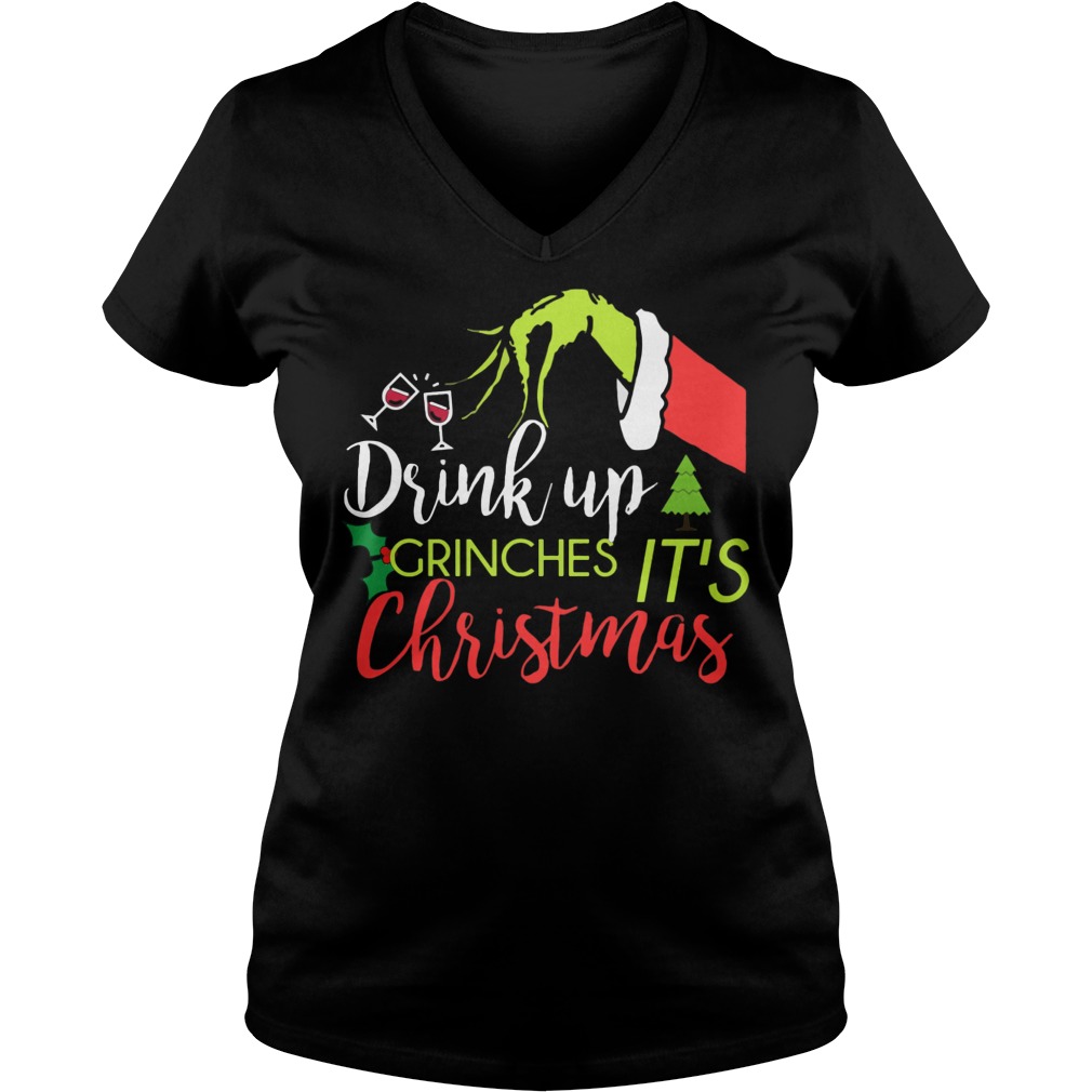 Drink Grinches Christmas V Neck