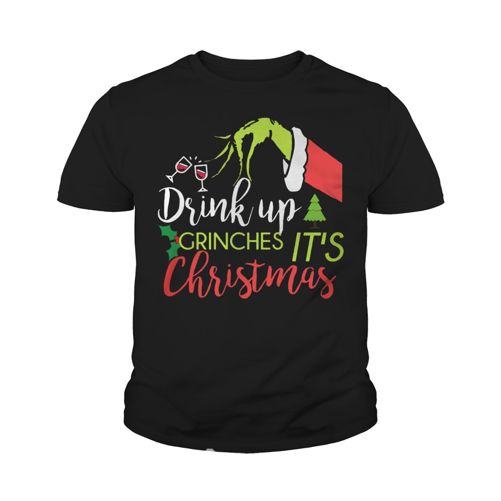 Drink Grinches Christmas Youth Tee