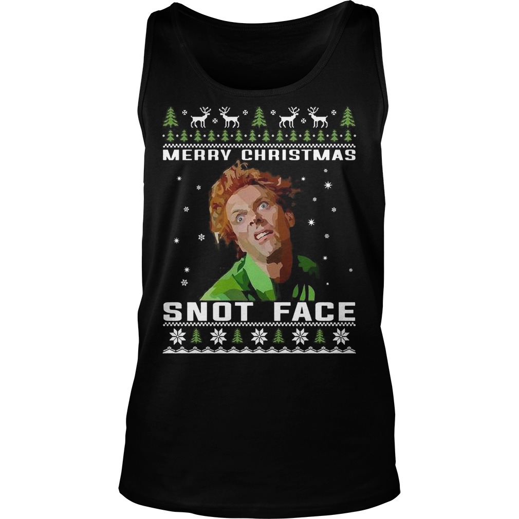 Drop Dead Fred Merry Christmas Snot Face Tank Top