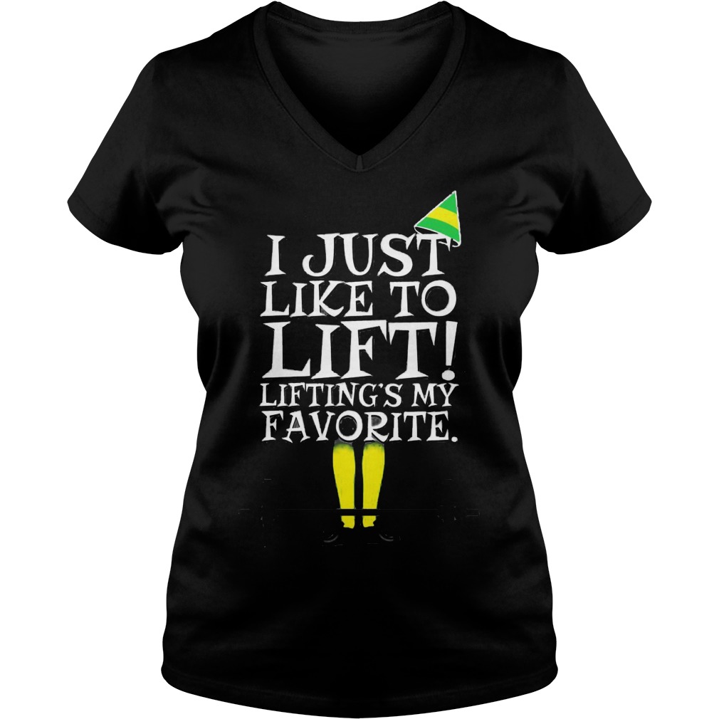Elf Just Like Lifting Liftings Favorite V Neck