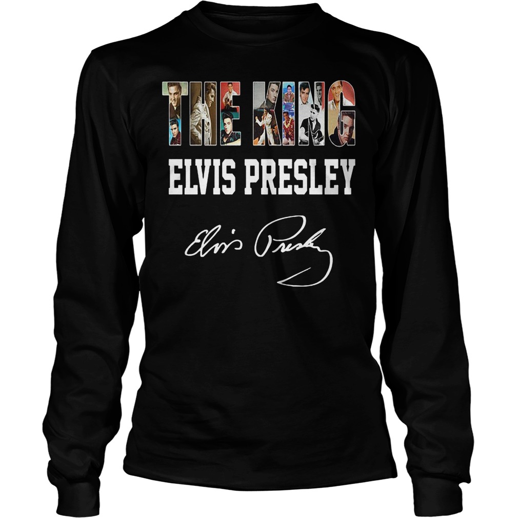 Elvis Presleythe King Unisex Longsleeve Tee