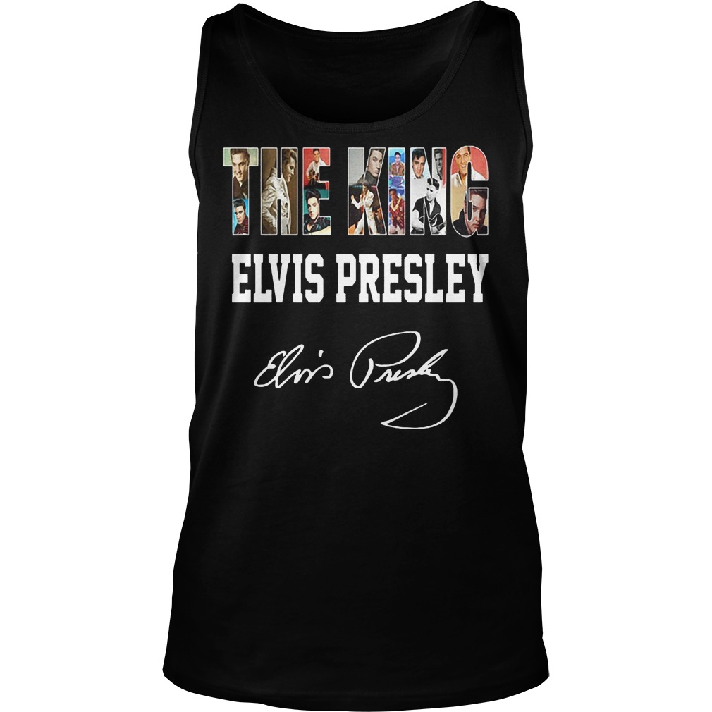 Elvis Presleythe King Unisex Tank Top