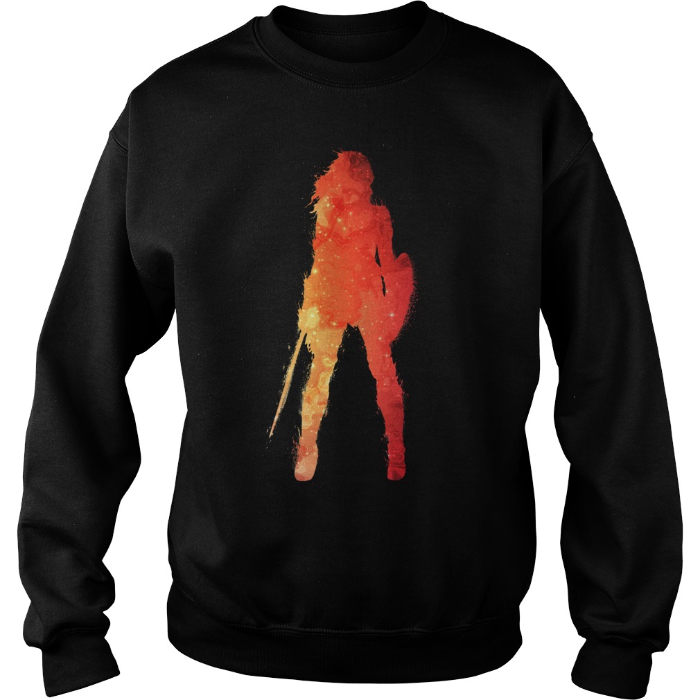 Fire Wonder Woman Sweat Shirt