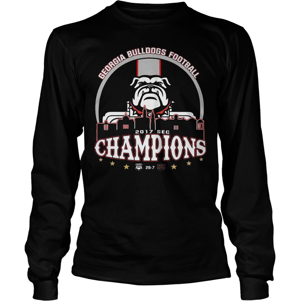Georgia Bulldogs Football Champions 2017 Longsleeve