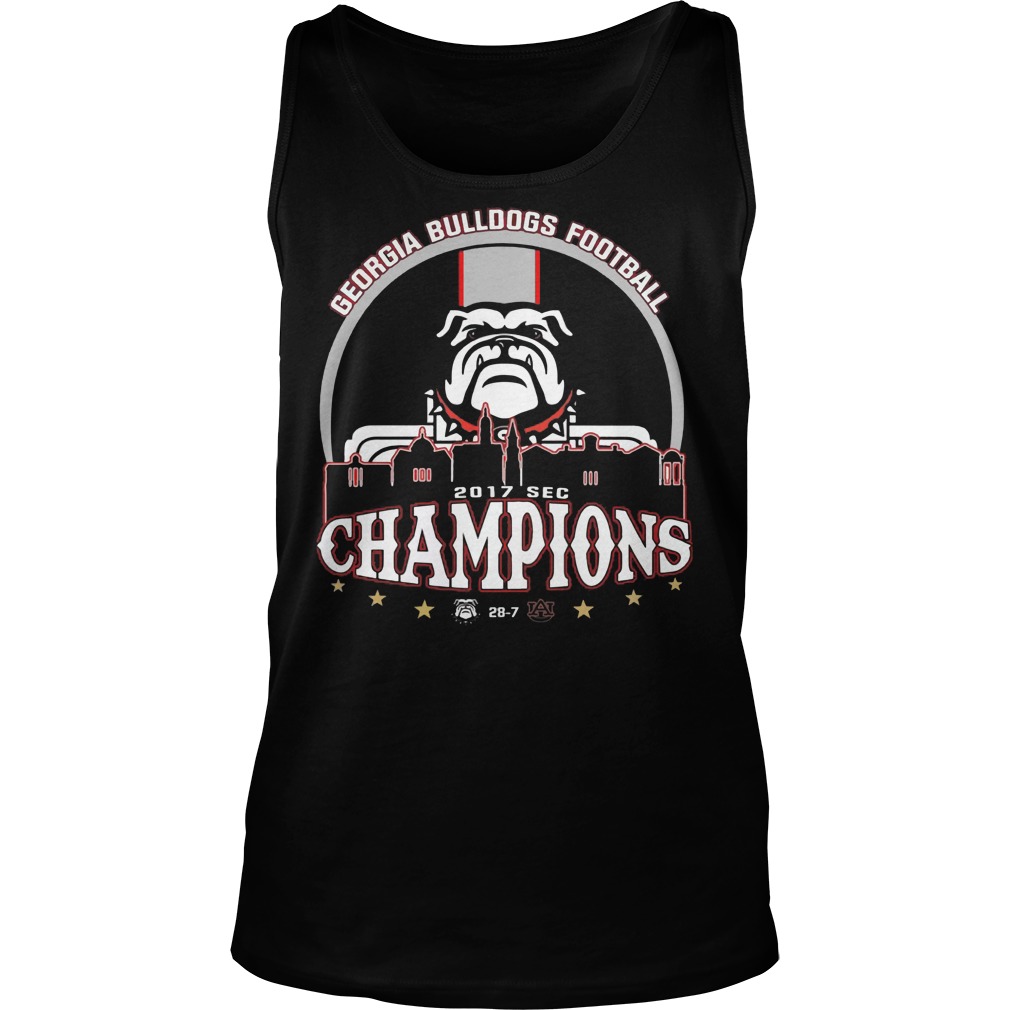 Georgia Bulldogs Football Champions 2017 Tanktop